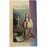 William J. Hirten Deluxe Catholic Holy Card with Traditional Prayers (Saint Mary Magdalene)