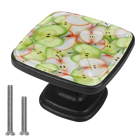 Schrankknöpfe, Obstgrün / Rot, 4 Stück, 3 x 2,1 x 2 cm: Amazon.de: Baby