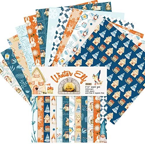 Download Jonjump 12pc 6 Winter Christmas Scrapbooking Packs Paper Origami Art Background Pads Paper Diy Scrapbook Paper Craft Paper Amazon Co Uk Kitchen Home PSD Mockup Templates