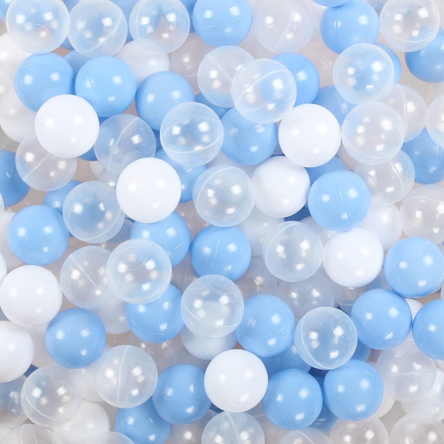 Photo 1 of TRENDBOX Ball Pit Balls 100 - Macaron Colors Balls for Ball Pit, Play Tent Baby Playhouse Pool Birthday Party