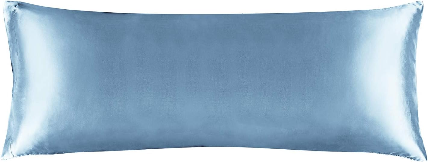 Premium And Silky Black Long Body Pillow Case Cover 20x54 With Envelope Closure Bedelite Satin Silk Body Pillow Pillowcase For Hair And Skin Bedding Home Kitchen Rayvoltbike Com