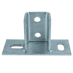 OTTFF 4 Pack 2 Slot U Post Base for 1-5/8" Square