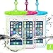 Universal Waterproof Case, FITFORT Waterproof Phone Pouch Dry Bag for iPhone X 8 7 6 Plus Galaxy S8 S7 Note 4 3 Up to 5.5Inches (Blue+Green+Rose Red)-3 Pack