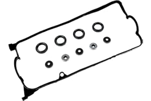 RICHWEI VS50606R Engine Valve Cover Gasket Kit for 2001-2005 Honda Civic 1.7L DX, LX, EX, HX, GX V-TEC D17A1 D17A2 D17A6 D17A7, 2001 2002 2003 2004 2005, 01 02 03 04 05
