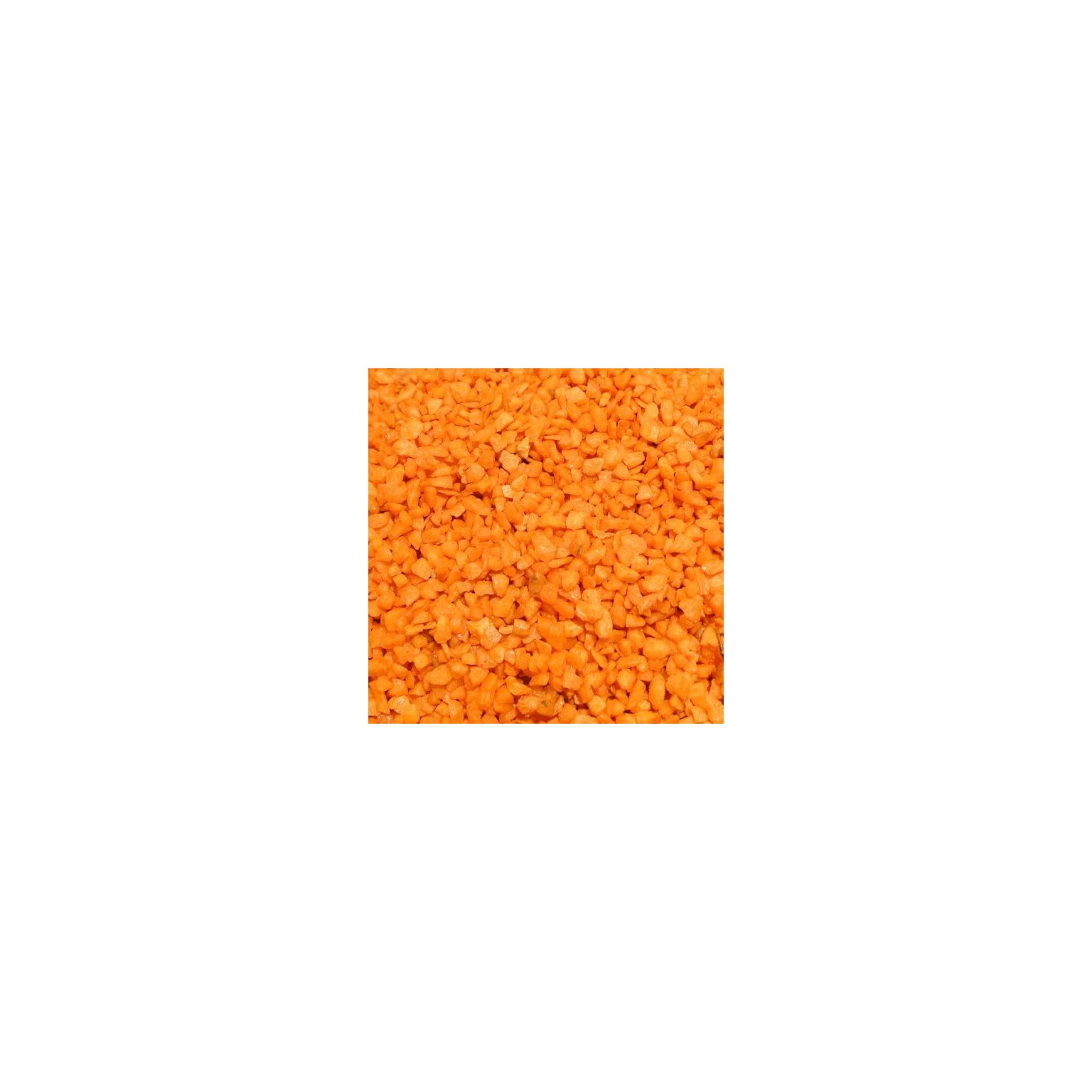 Aquarium Fish Tank ORANGE Gravel / Sand 12mm 2kg Keeping Fish