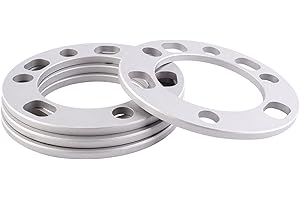 DCVAMOUS 5x5.5 6x5.5 Universal Wheel Spacers 8mm Compatible with Toyota-Chevy-GMC-Dodge 5 6 Lug - 4pc 5/16" Flat Wheel Spacer