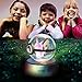AXAYINC 3D Crystal Ball LED Night Lights Advance Laser Engraving Children's Gift (PKQ001)