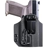 Kydex IWB Holster for Glock 17, 19, 45, Taurus G2C, G3C, G3, w/Olight Baldr S, Baldr Mini Tactical Flashlight, Concealed Carry