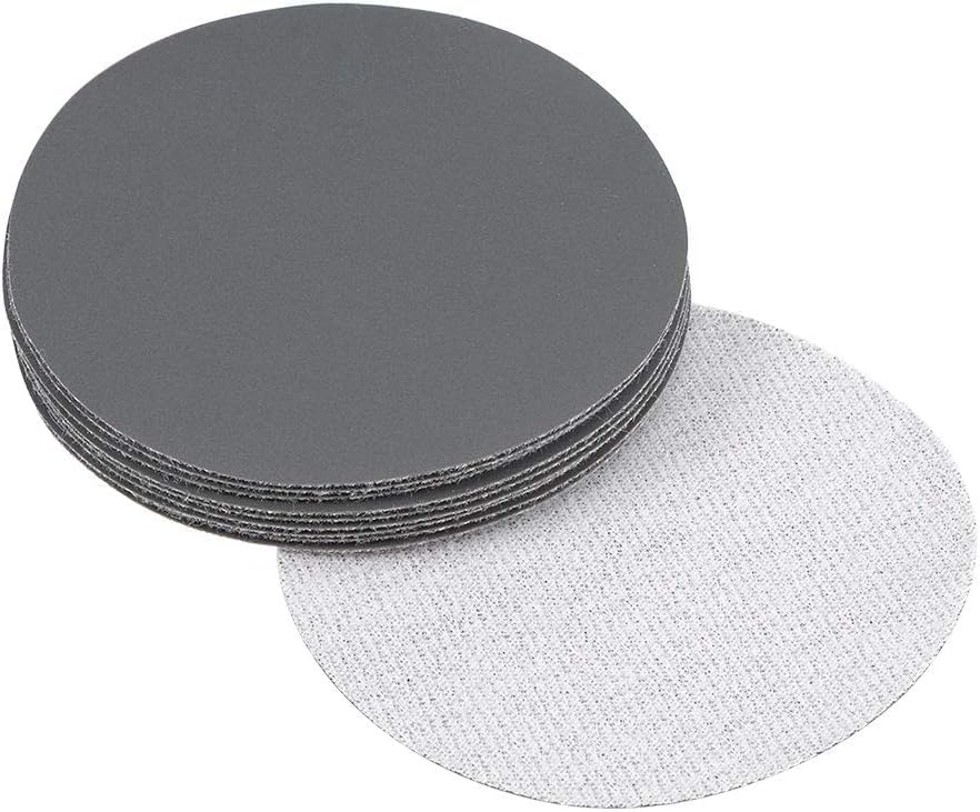 TA-VIGOR 10Pcs 75mm Wet and Dry Sanding Discs, 1500 Grit 3 Inch Hook and Loop Sandpaper Electrostatic Sand Planting Silicon Carbide — image 1