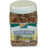 Mother Earth Products Dehydrated Fast Cooking Refried Bean Mix, quart Jar, 11 Ounce (Pack of 1)