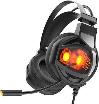 auriculares gaming gakov gahg11 7 1 sonido envolvente con sonido estereo auriculares usb luz led sonido envolvente y microfono con cancelacion de