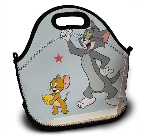 Amazon トムとジェリークール ランチバッグ手提げ 食品収納 クーラーバッグ 耐衝撃 通勤 通学 遠足 軽量 収納便利 オックスフォード おにぎり ピクニック子供用 メンズ レディース ランチバッグ ランチ巾着 ランチベルト オンライン通販