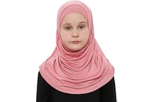 Prien Easy To Wear Hijab For Girls, Muslim Scarf for Kids, Instant Hijabs For Women, Viscose Children Scarves For Ramadan Eid