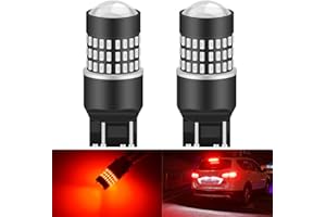 KaTur 2pcs 900 Lumens 7443 7444NA 7440 7440NA 992 Base Super Bright 3014 78SMD Lens LED Bulbs Brake Turn Signal Tail Backup R