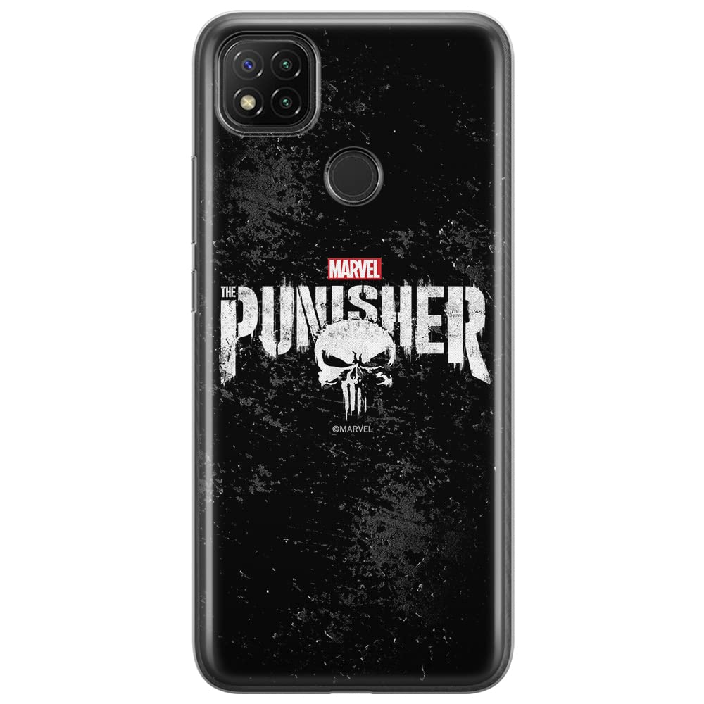 ERT GROUP mobile phone case for Xiaomi REDMI 9C original and officially Licensed Marvel pattern Punisher 003 optimally adapted to the shape of the mobile phone, case made of TPU