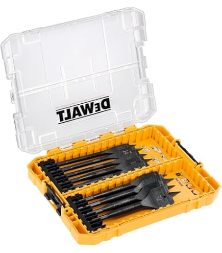 Amazon.com: DT90238 Extreme Tri-Flute Spade Bit Set, 6 Piece