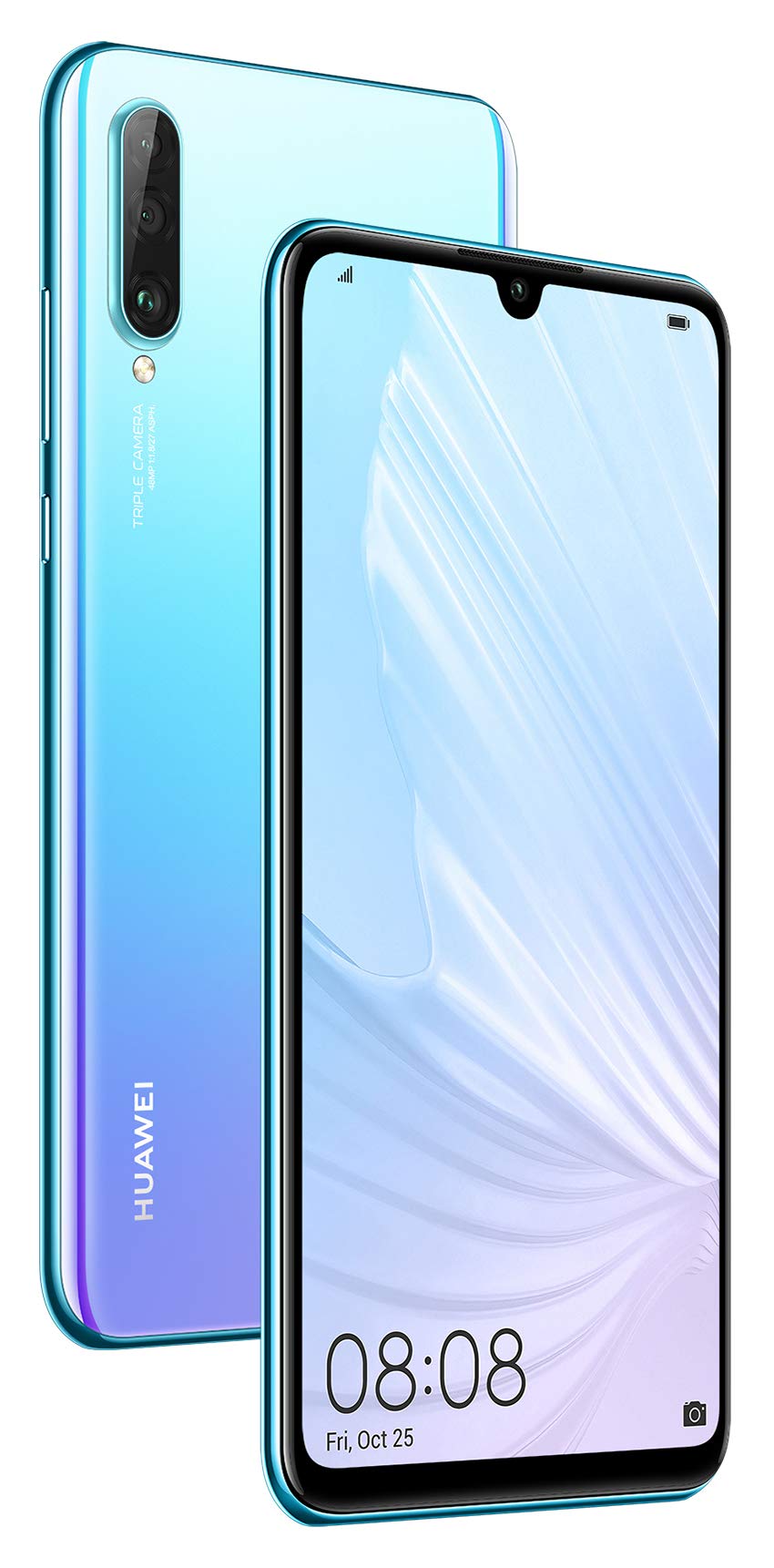 HUAWEI P30 Lite New Edition Marie-L21BX Dual-SIM 256GB (GSM Only | No CDMA) Factory Unlocked 4G/LTE Smartphone (Breathing Crystal) - International Version