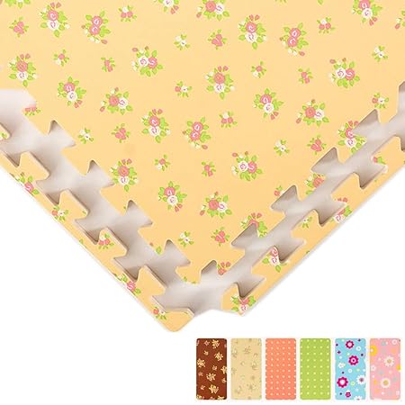 Weimei Tappeto Puzzle Impermeabile Fai Da Te Piastrelle For