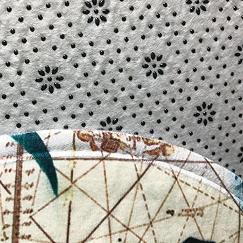 image for Sothread 3PC/Set Non-Slip Sea Turtle Octopus Printed Mat U pad+Lid Toi