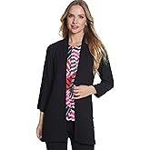 MULTIPLES Women's Set-in Kimono Sleeves Drop Shoulder Band Collar Jacket