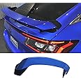 CHIESMA Rear Spoiler Fit for 2022-2025 Honda Civic 11th Gen Hatchback 5 Door Blue and Black Style ABS Painted Rear Trunk Wing Spoiler Bodykit Rear Wing