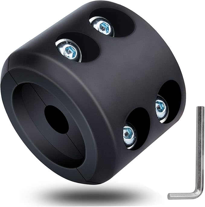 Lay US Winch Cable Stopper 2Pack Black Rubber Line Stop Hook Saver