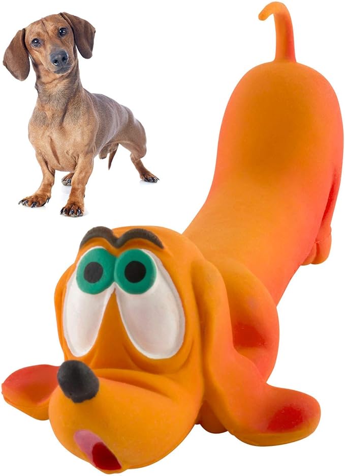 Dachshund Dog Toy 100 Natural Rubber (Latex) Dachshund Gift Soft