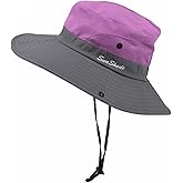 Doitxue Sun Hats for Men Women Enfoldment Wide Brim, UV Protection Hiking Bucket Hat, Safari Hat, Fishing Hat, Beach Hat