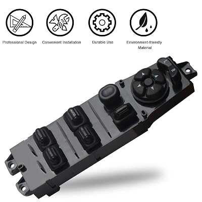 1997-2001 Jeep Cherokee 39754D Drivers Side Left Master Window Switch 1997-2001 Jeep Cherokee 39754D Drivers Side Left Master Window Switch