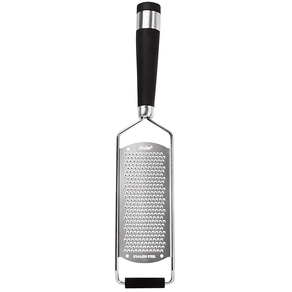 iNeibo Käsereibe aus Premium Edelstahl rutschfest robust und Spülmaschinengeeignet