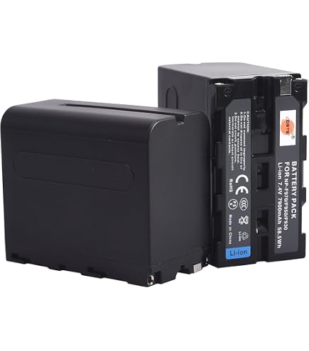 Pack 2 Batteries NP-F970 DSTE + Chargeur USB Rapide - Compatible Sony CCD-TR716 TR818 TR910 TR917 TR930 TR940 Et Plus