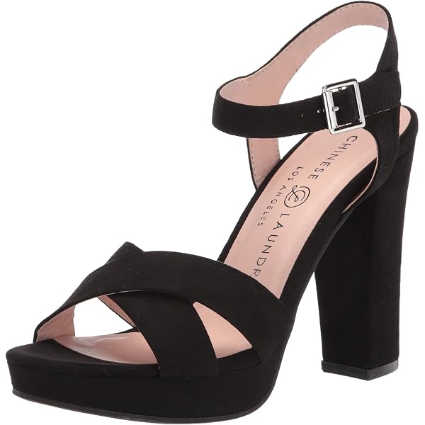 Vince Camuto Women's Javasan Heels – Leather Peep-Toe Platform Pumps With Buckle Ankle Strap