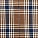 Amazon Brand – Pinzon Plaid Flannel Bed Sheet Set - King, Brown Plaid