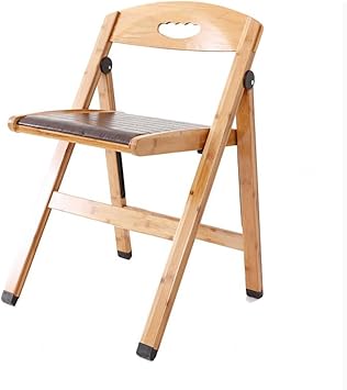 Amazon Com Chair Modern Minimalist Folding Casual Chair Home Back With Bamboo Non Slip Dining Chair Chairs