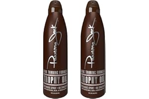 Panama Jack Trophy Suntan Oil - Contains No Sunscreen Protection (0 SPF), Light Formula with Exotic Oils, Aloe and Cocoa Butter, Tropical Fragrance, 5.5 OZ (Pack of 2)