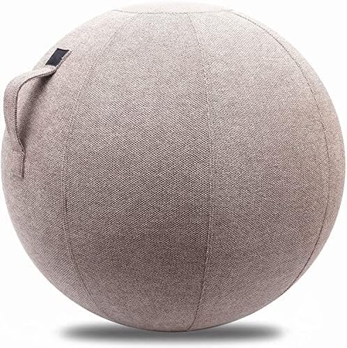Vivora Luno Sitting Ball Chair - Ergonomic Office Ball With Handle & Cover, Lightweight & Portable