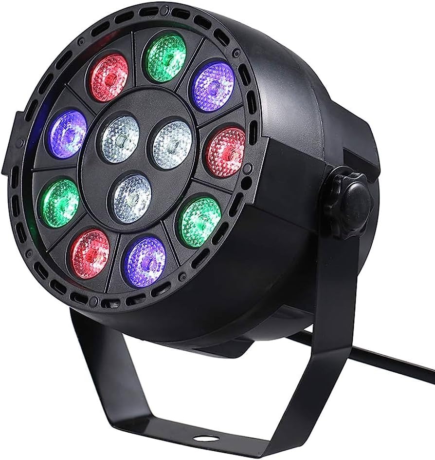12 x 1W RGBW Indoor LED Par Light Ultra Light WIEGHT