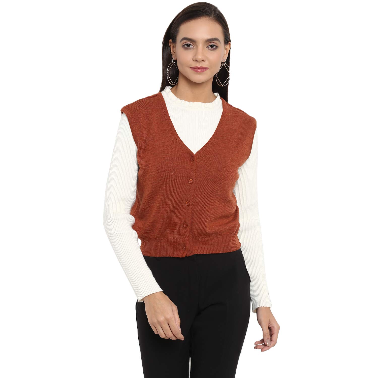 monte carlo brown pure wool sweaters