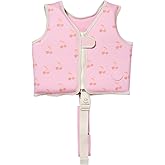 SUNNYLiFe Swim Vest for Toddlers 1-2 | Cotton Candy Cherry