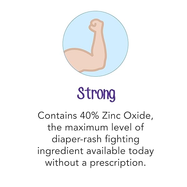 DESITIN MAXIMUM STRENGTH BABY DIAPER RASH CREAM, 40% ZINC OXIDE, HYPOALLERGENIC NO ADDED PARABENS & DYES, PROTECTS & RELIEVES BABY’S SKIN FOR UP TO 12 HOURS, PREVENTS DIAPER RASH, 4.8 OZ TUBE