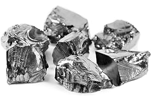 Karelian Heritage Elite Shungite Rocks for Water Purification & Filtering 0.1 lb | 0.2-0.5 oz per Stone | Certified Natural Authentic Shungite Stones from Karelia | Jewelry Making REB7