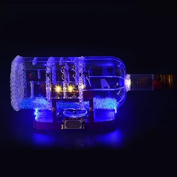 lightailing ship in a bottle