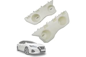 Priprilod Front Bumper Fender Brackets Left+Right Compatible with Nissan Maxima 2016-2020 White 62221-4RA1A 62221-4RA2A 62220-4RA1A 62220-4RA2A