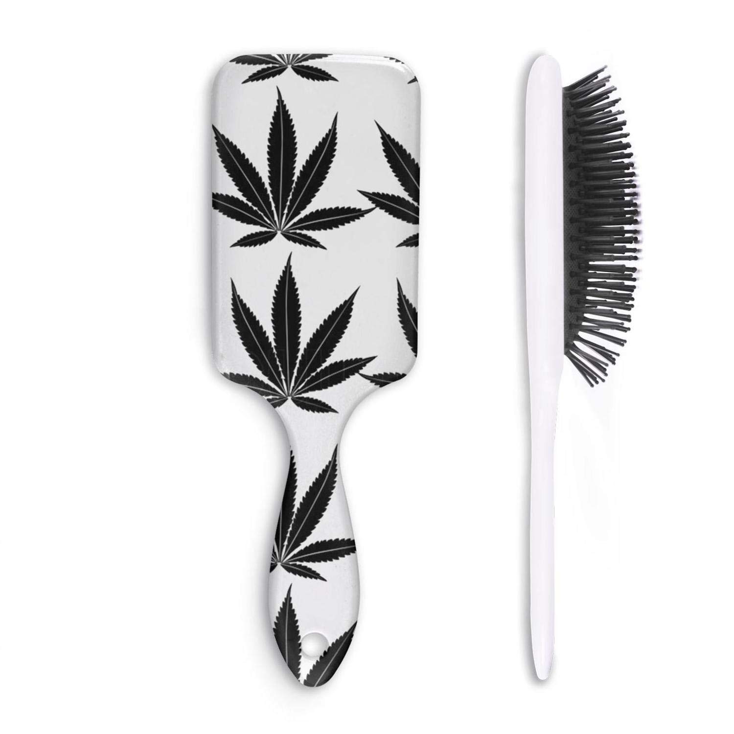 Weed Cannabis Marijuana Leaf Hair Brushes Combs with Air