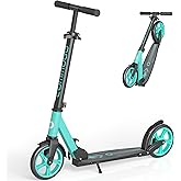 Kick Scooter for Kids 5-12, Teens, Adults, CPSC Certified Foldable Lightweight Sport Scooter with 8 Inch Wheels, Max Load 240 LBS, Gift for Childs