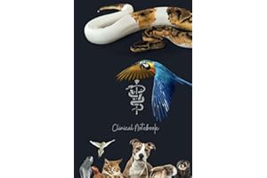 Veterinary Student Clinical Rotation Case Log Motivational Notebook - Comprehensive Patient Tracking for Case, SOAPs, and Dis