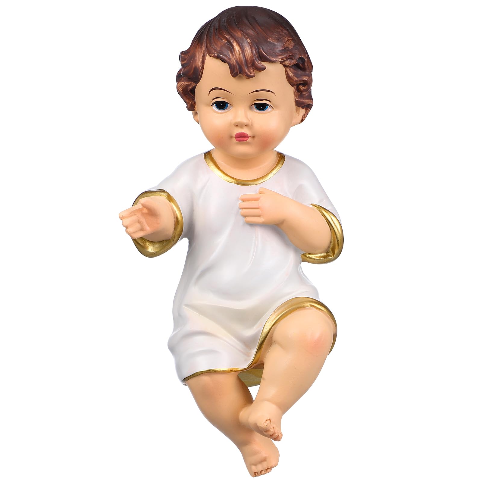 NUOBESTY 1Pc Home Accessories Jesus Baby Statue Ornament Resin Baby Jesus Figurines s Ornament Adornment Resin for Home Decor