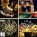 6 Silaba 3 Pack LED Decorative Starburst Fairy Hanging Copper Wire String Lights(Waterproof) with 8 Mode Dimmable Battery Operated Remote Control(Warm White).