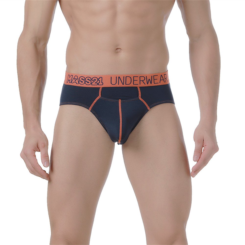 MASS21 Men's Underwear Modal Basic Briefs with Horizontal Kangaroo Fly