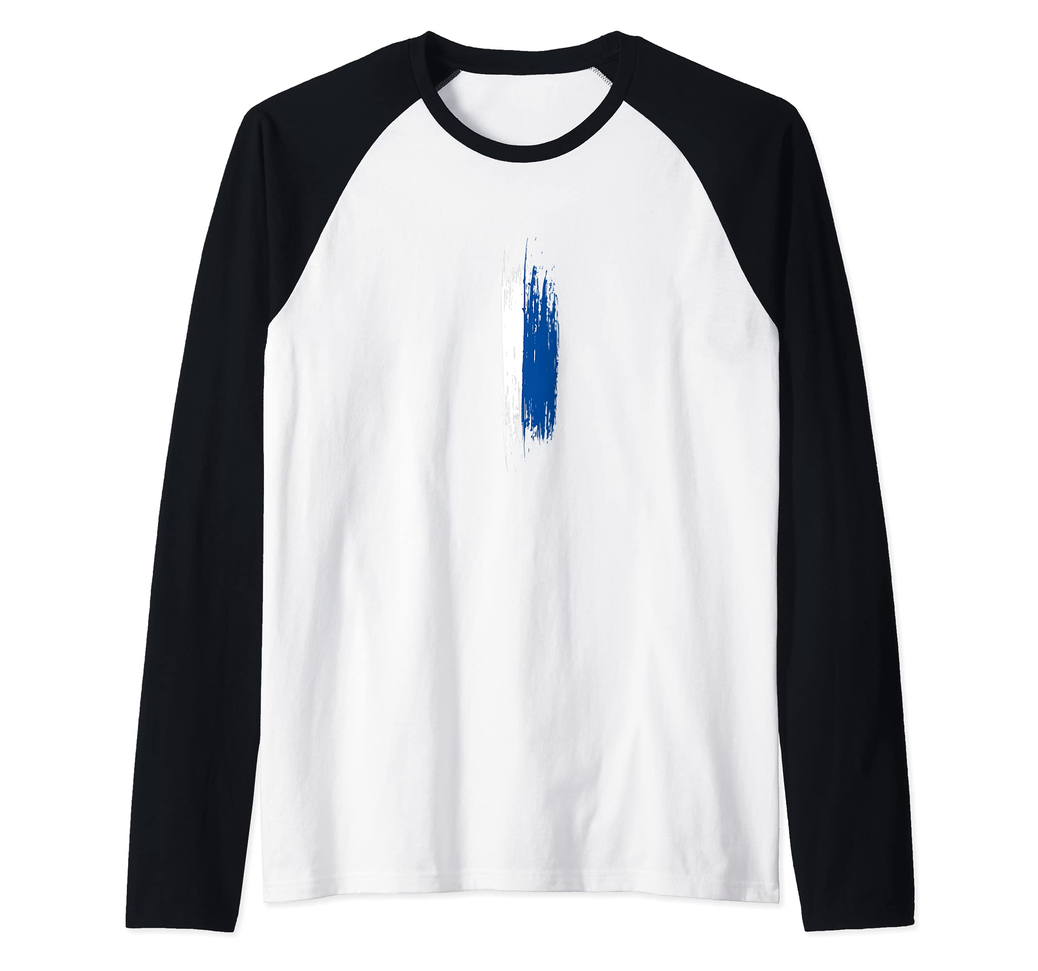 Flag Finland Raglan Baseball Tee